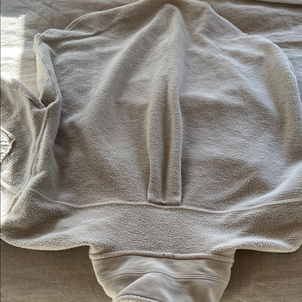 Free People Men's Light Tan Fleece Jacket - Picture 3 of 5